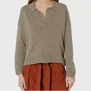 Madewell Women's Davie Polo Sweater Merino Wool Size Small Fall 2021